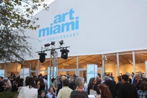 MIAMI, FL - DECEMBER 02: A general view of atmosphere at Art Miami 25th Anniversary VIP Preview on December 2, 2014 in Miami, Florida. (Photo by Aaron Davidson/Getty Images for Art Miami)