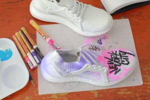 Read more about the article Female Artists Rock Adidas Sneaks As Canvases