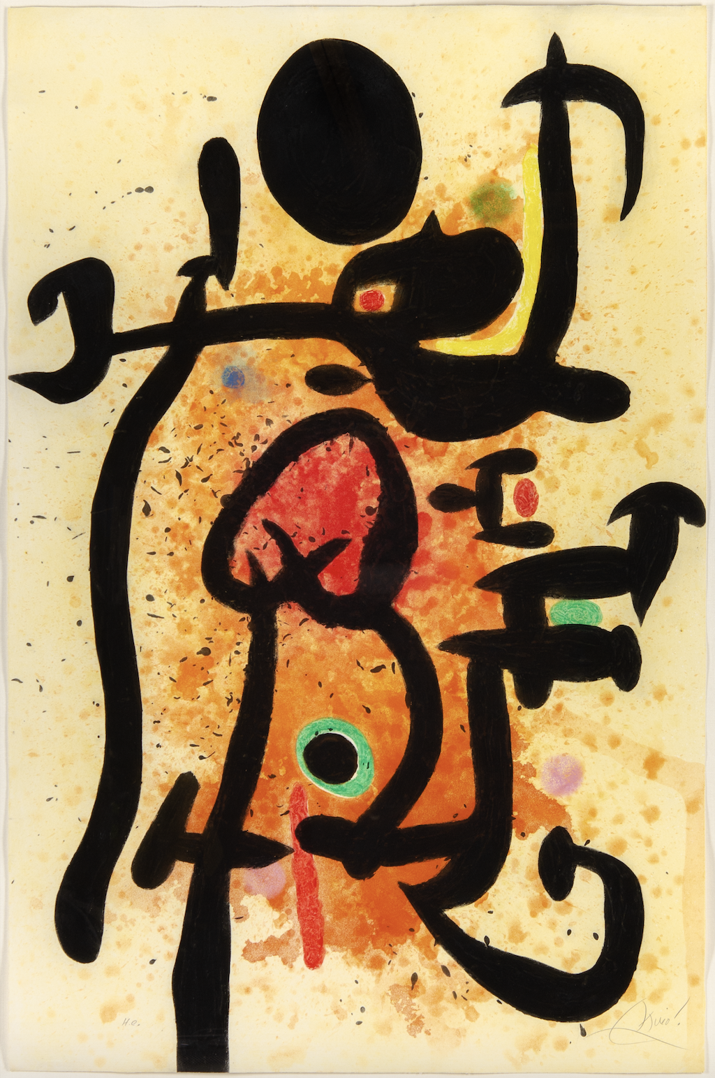 Painting by Joan Miro at Zeit Contemporary